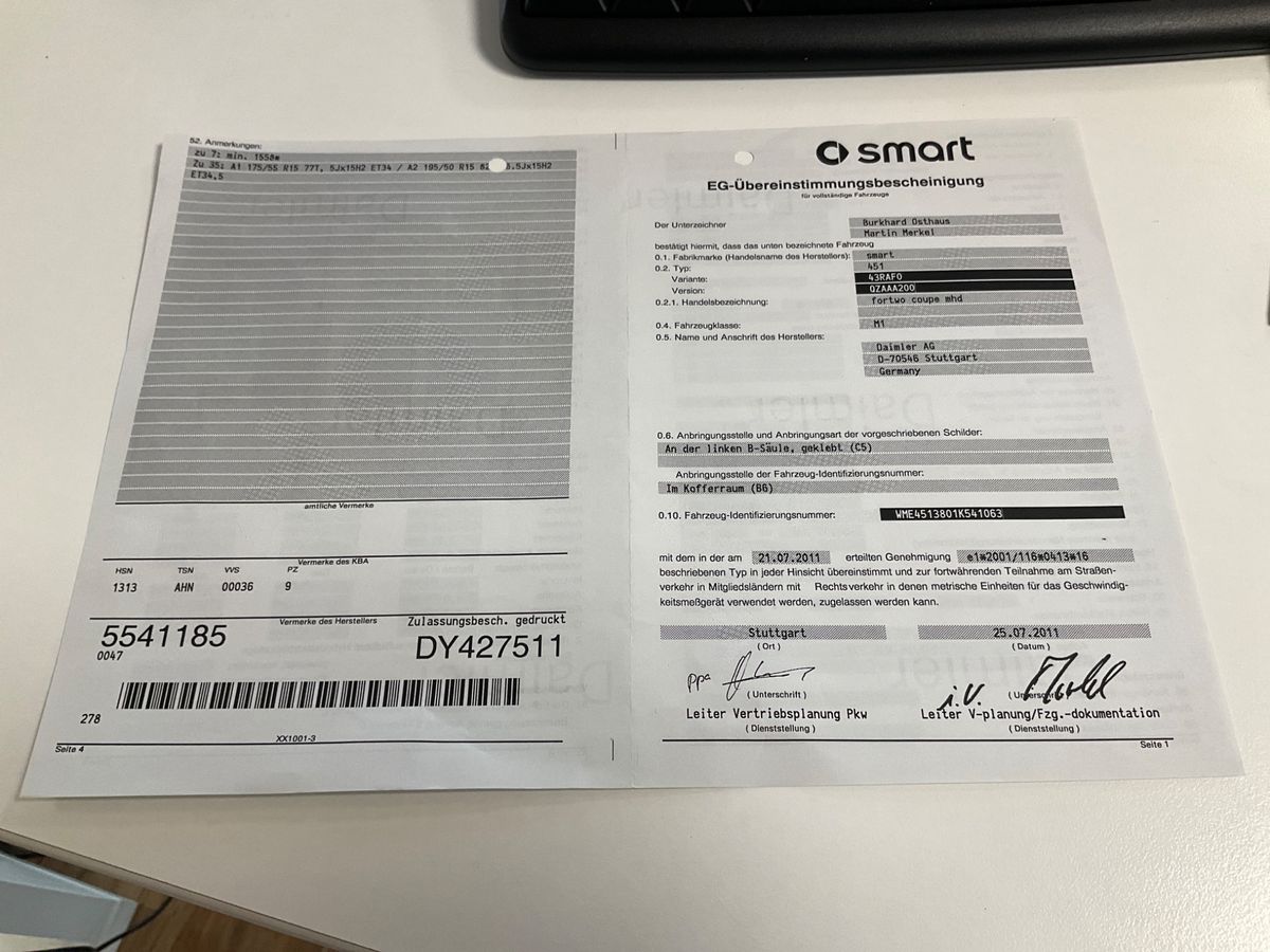 Smart fortwo 1.0 Micro Hybrid Drive passion