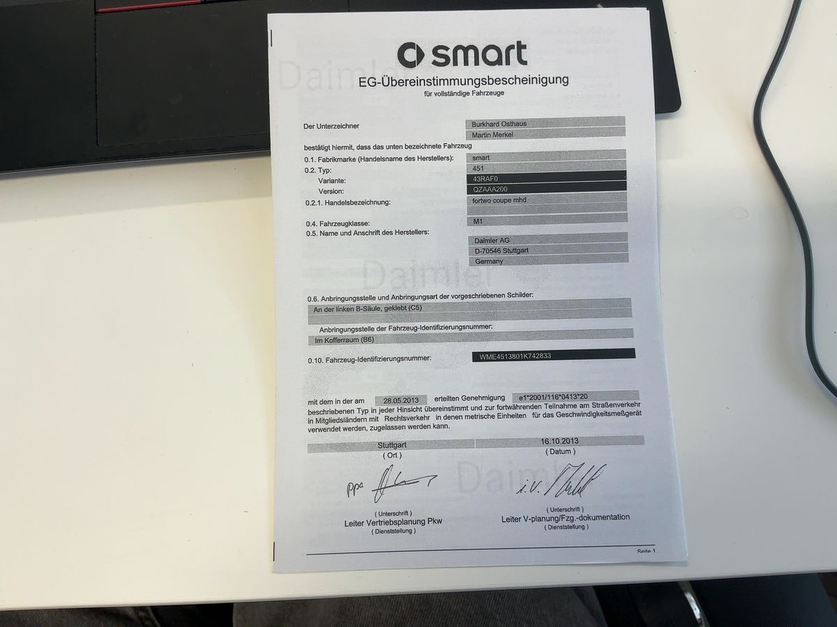 Smart fortwo d'occasion