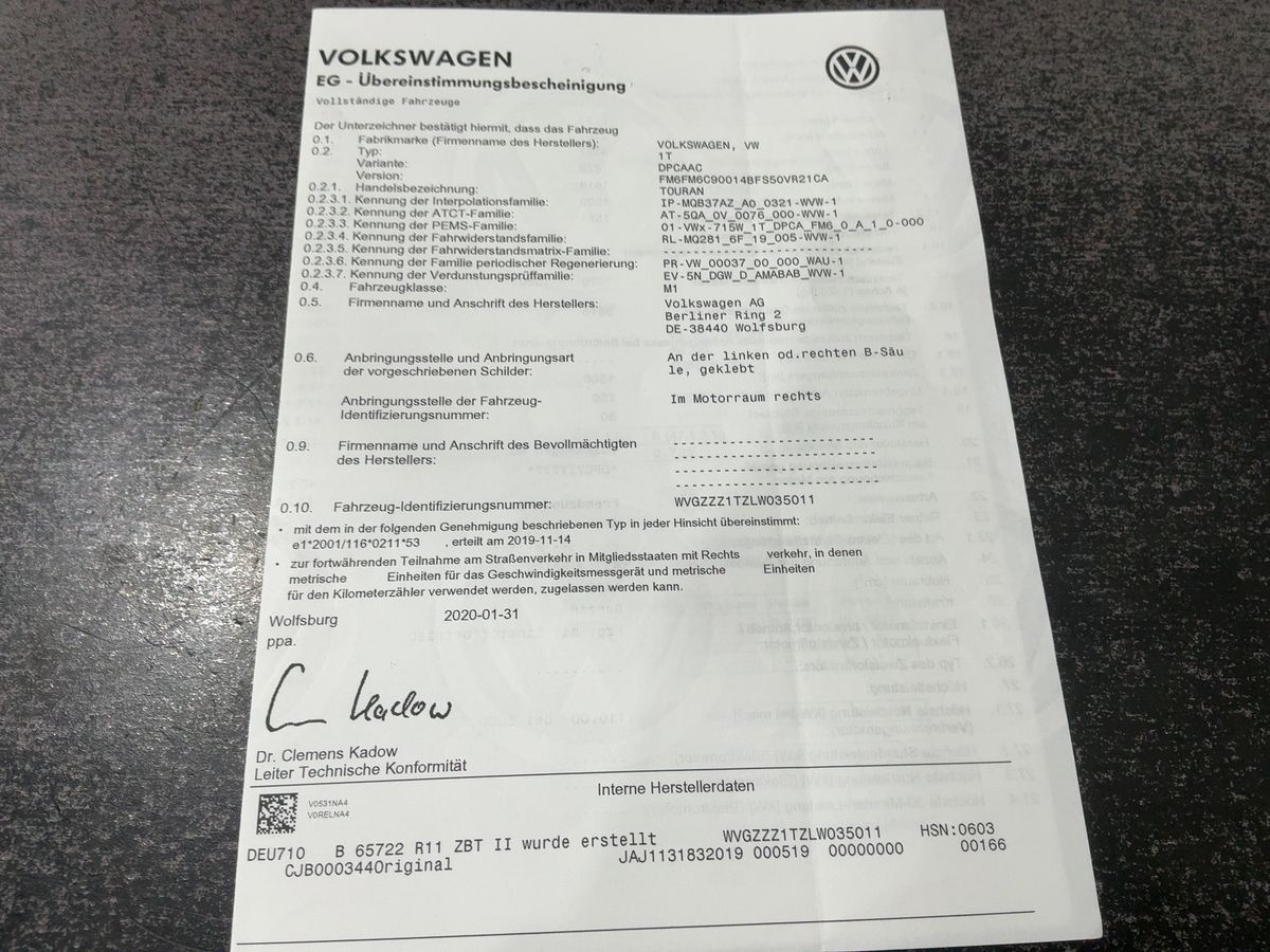 Volkswagen Touran d'occasion