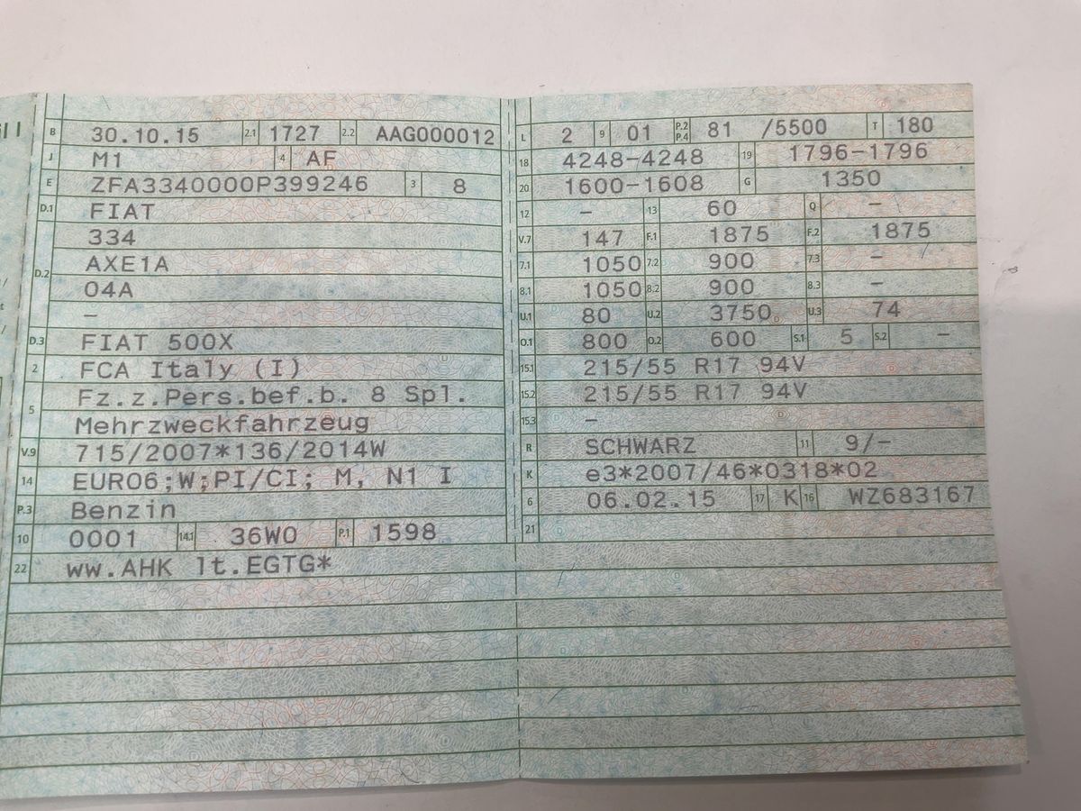 Fiat 500X d'occasion