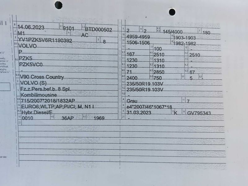 Volvo V90 Cross Country 2.0 B4 Mild-Hybrid Ultimate AWD — zdjęcie 15