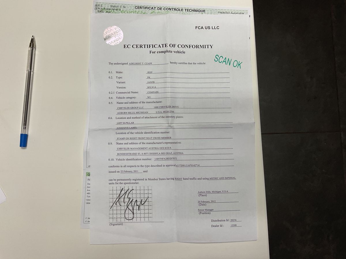 Jeep Compass d'occasion