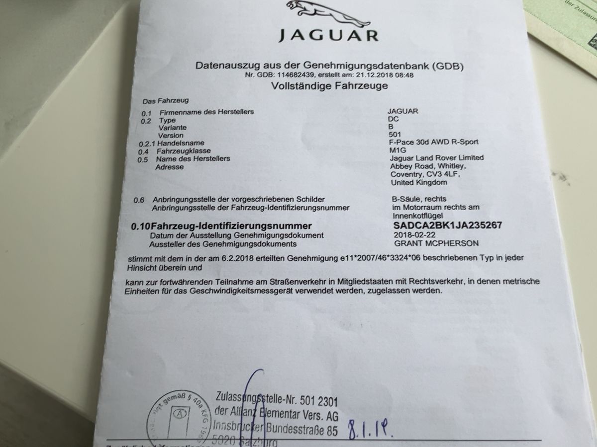 Jaguar F-Pace 30d 300 Sport AWD