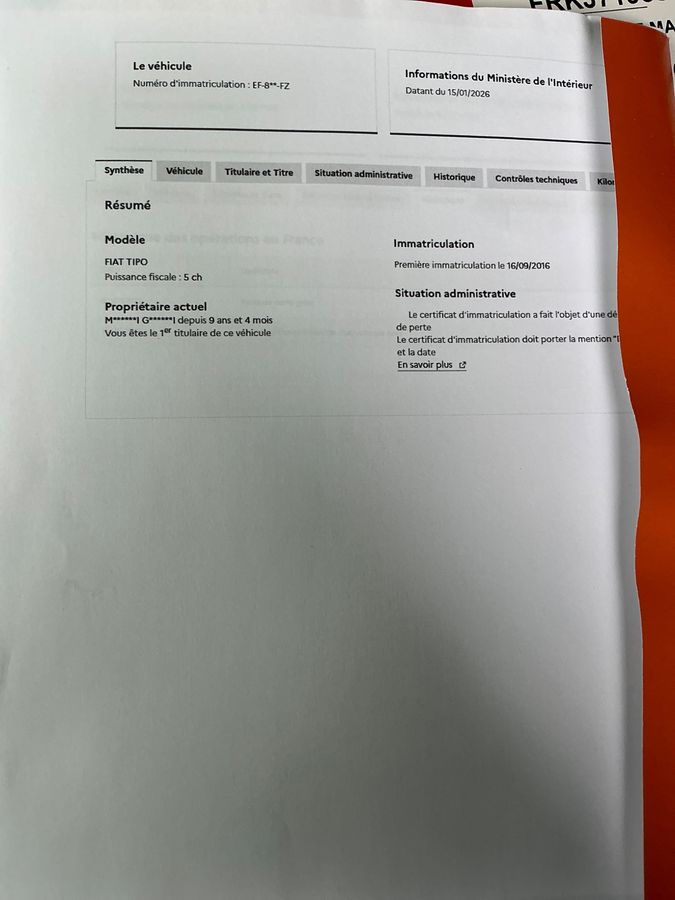 Fiat Tipo d'occasion