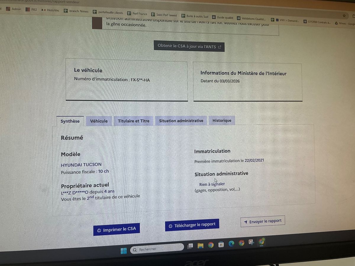 Hyundai Tucson d'occasion