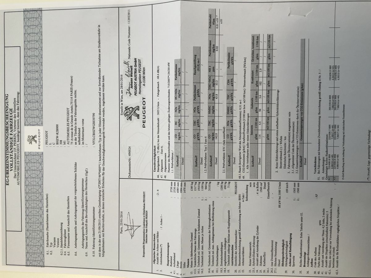 Peugeot 308 d'occasion