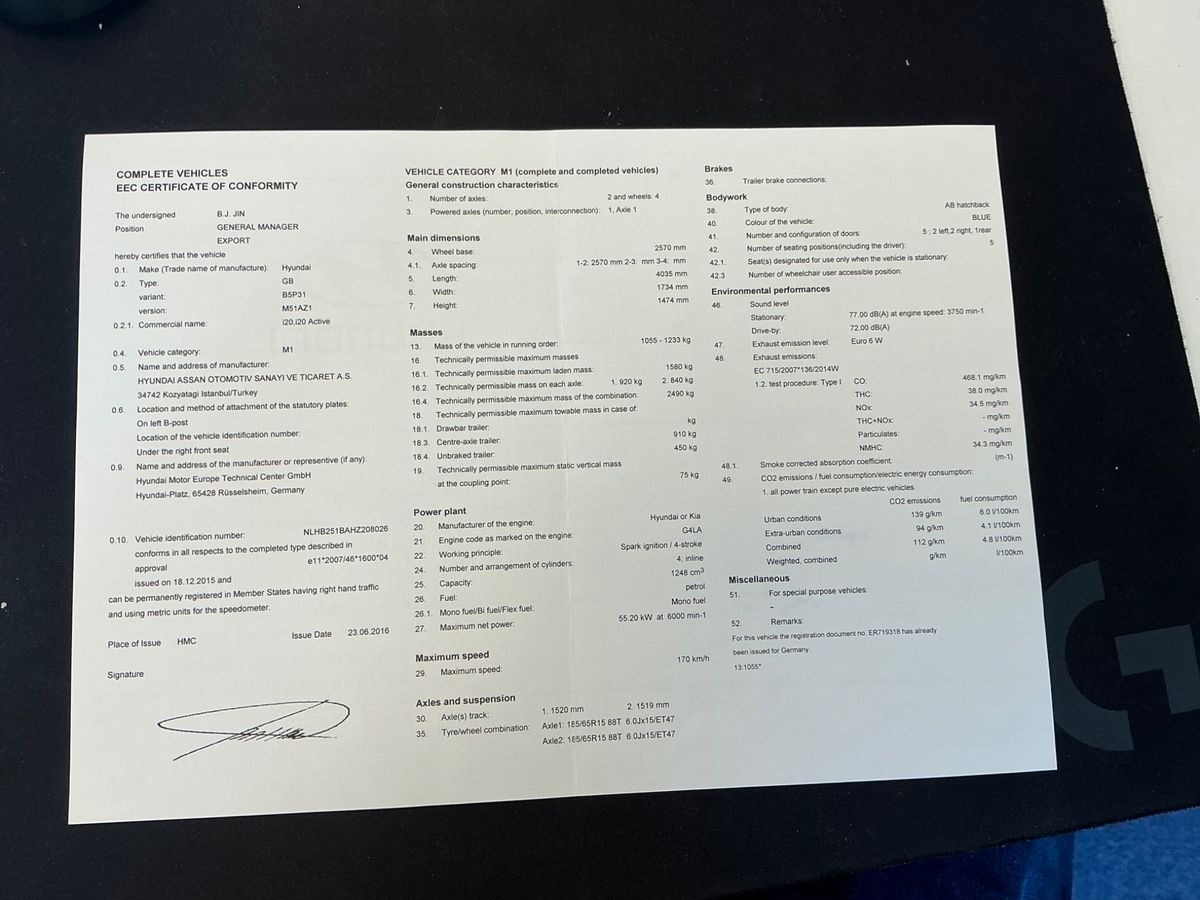 Hyundai i20 d'occasion