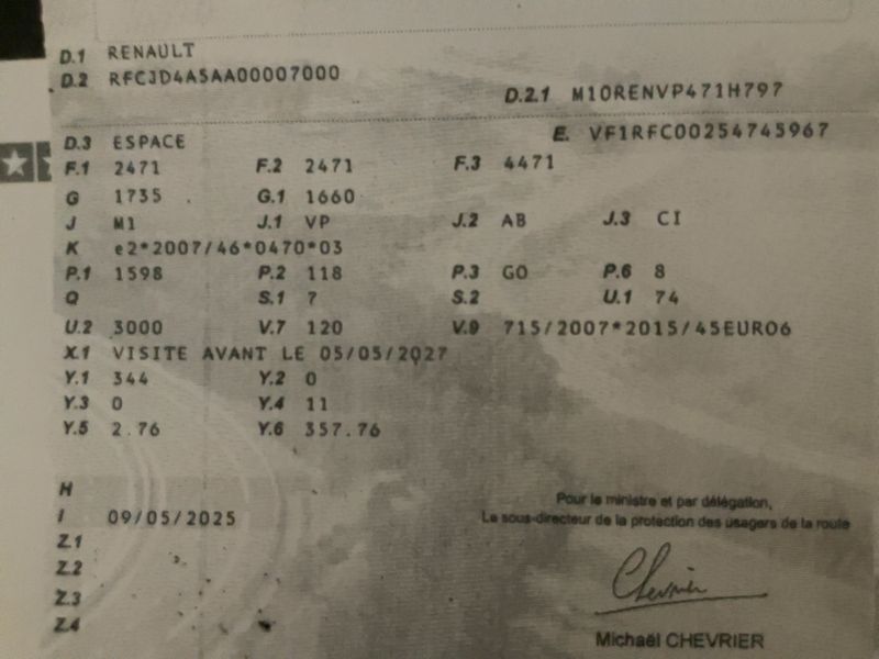 Renault Espace 1.6 dCi Energy Initiale Paris — zdjęcie 15