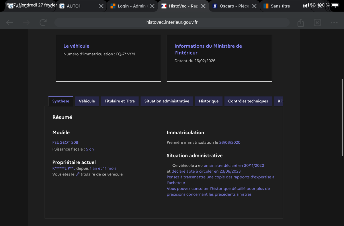 Peugeot 208 d'occasion