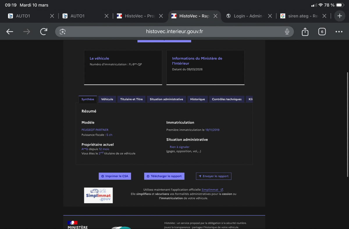 Peugeot Partner d'occasion