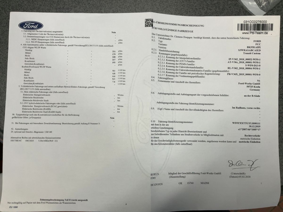 Ford Transit d'occasion