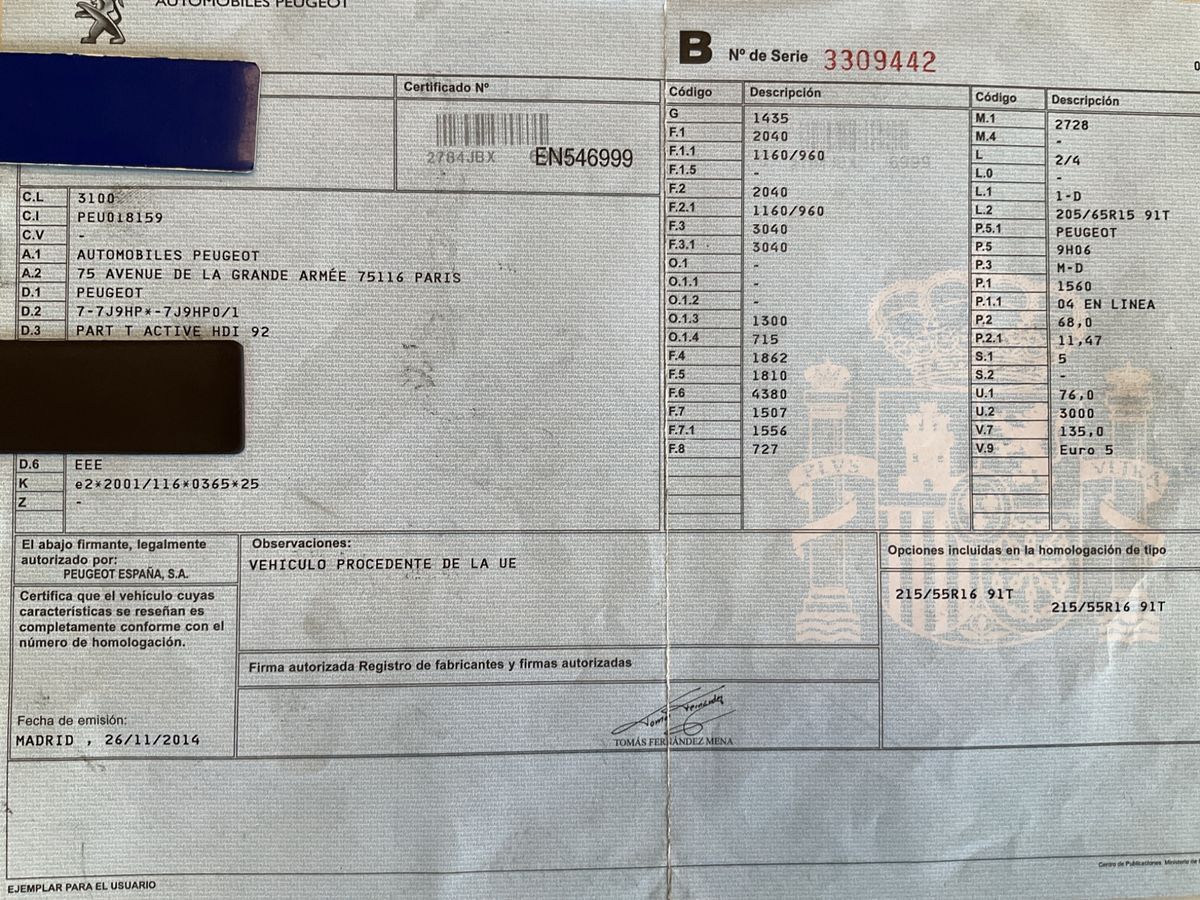 Peugeot Partner 1.6 HDi Active