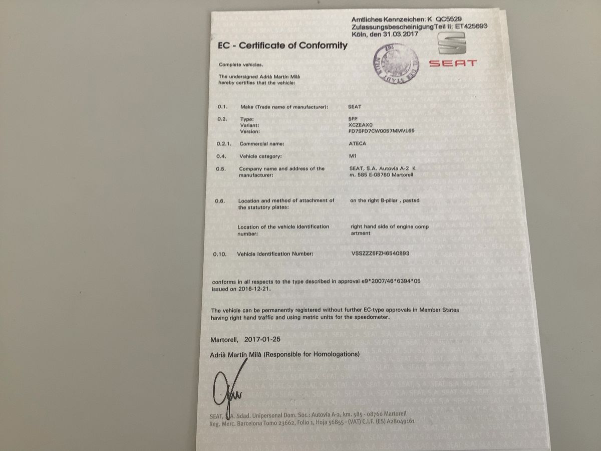 Seat Ateca d'occasion