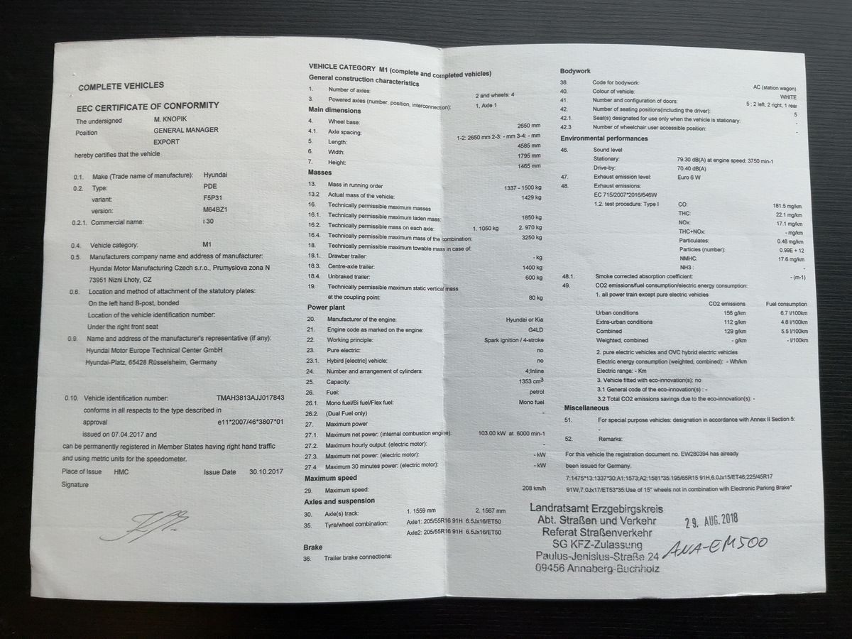 Hyundai i30 d'occasion