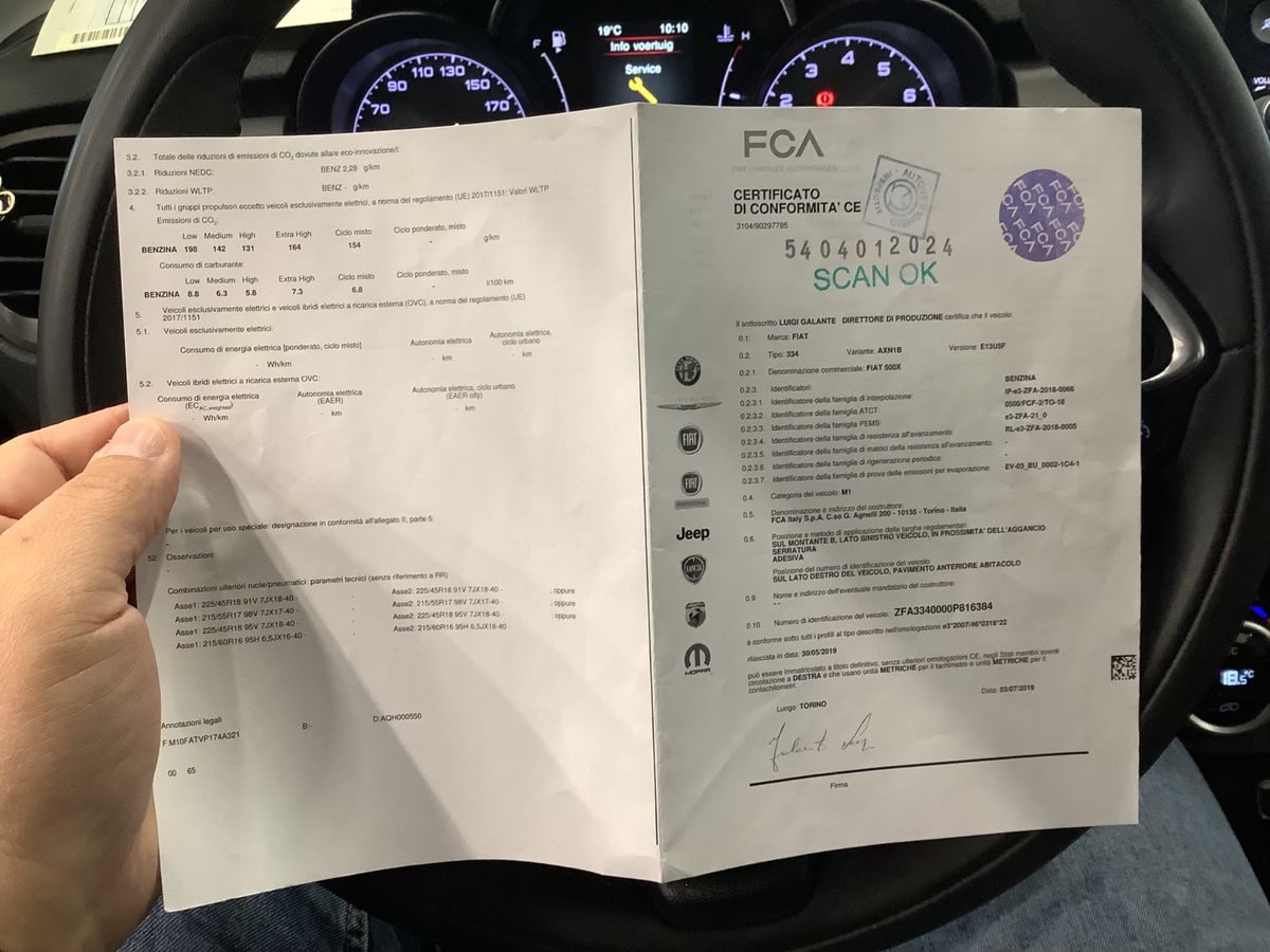 Fiat 500X 1.0 Turbo 120th