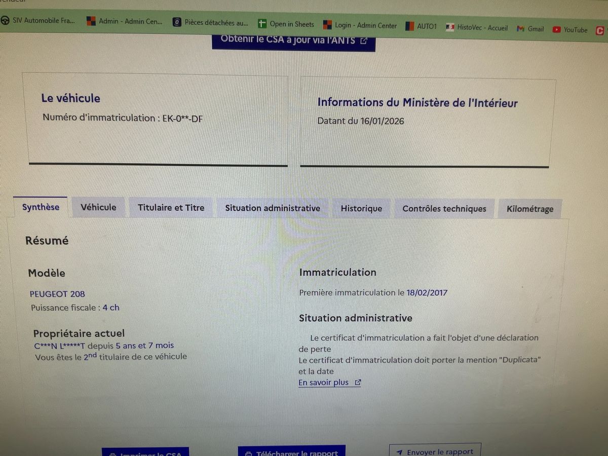 Peugeot 208 d'occasion