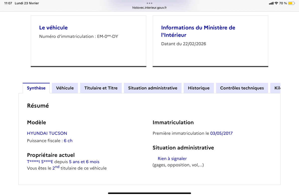 Hyundai Tucson d'occasion