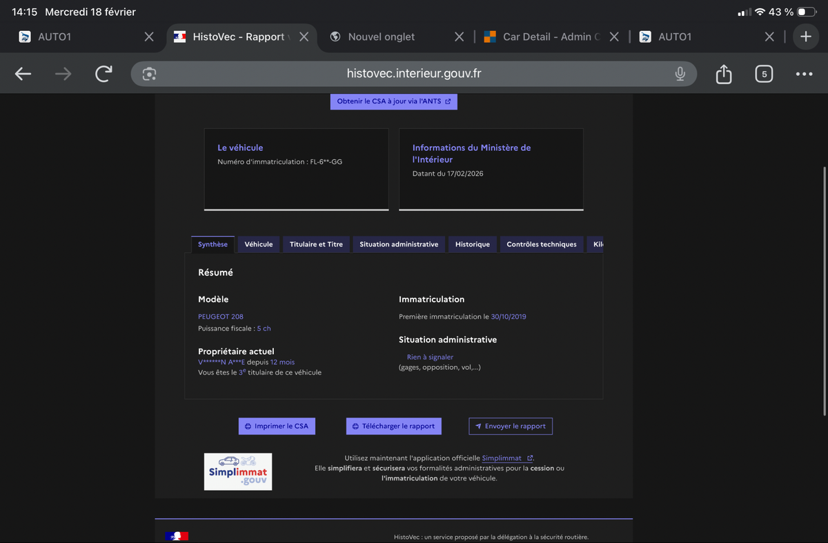 Peugeot 208 d'occasion