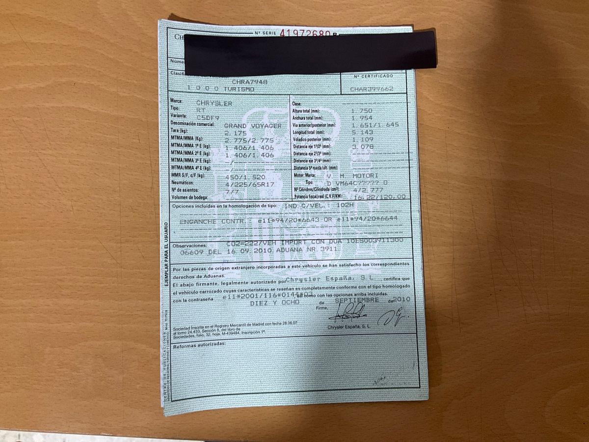 Chrysler Grand Voyager 2.8 CRD Limited