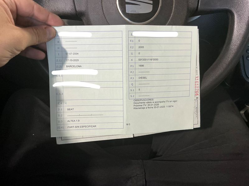 Seat Altea 1.9 TDI Reference — zdjęcie 5