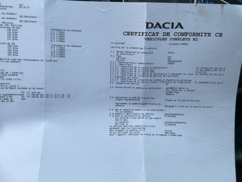 Dacia Jogger 1.0 TCe LPG Extreme — zdjęcie 16