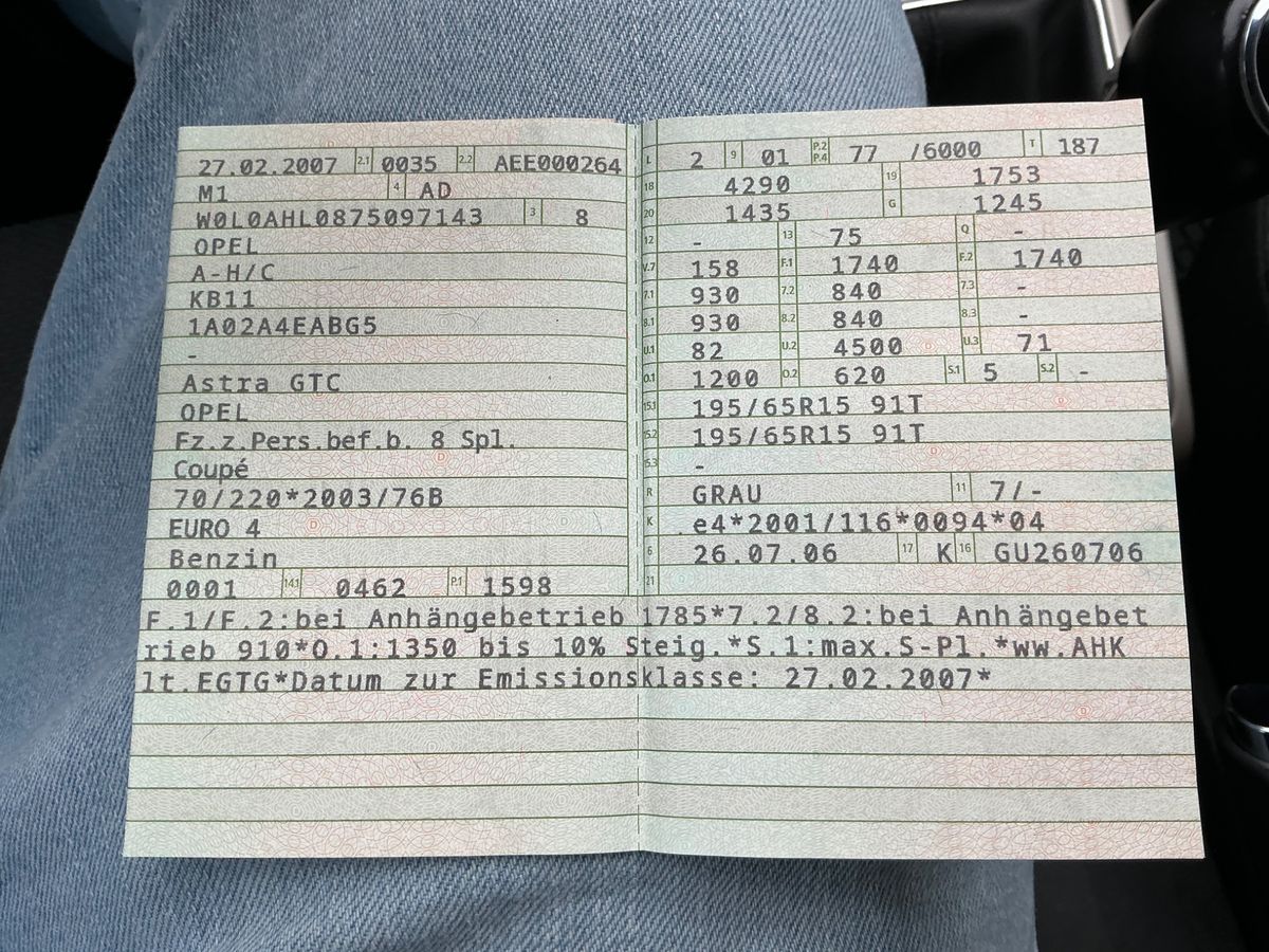 Opel Astra GTC 1.6 Edition