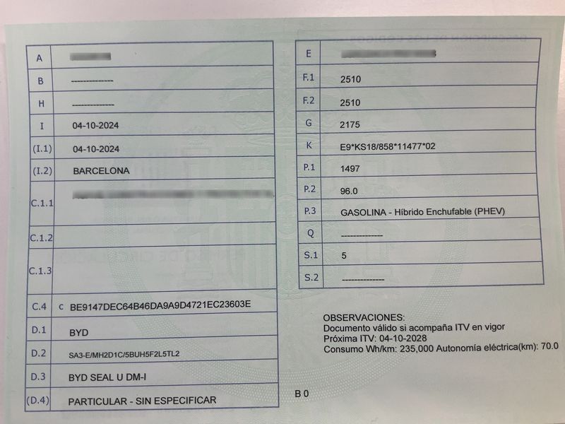 BYD Seal U 1.5 PHEV DM-i Boost — zdjęcie 15