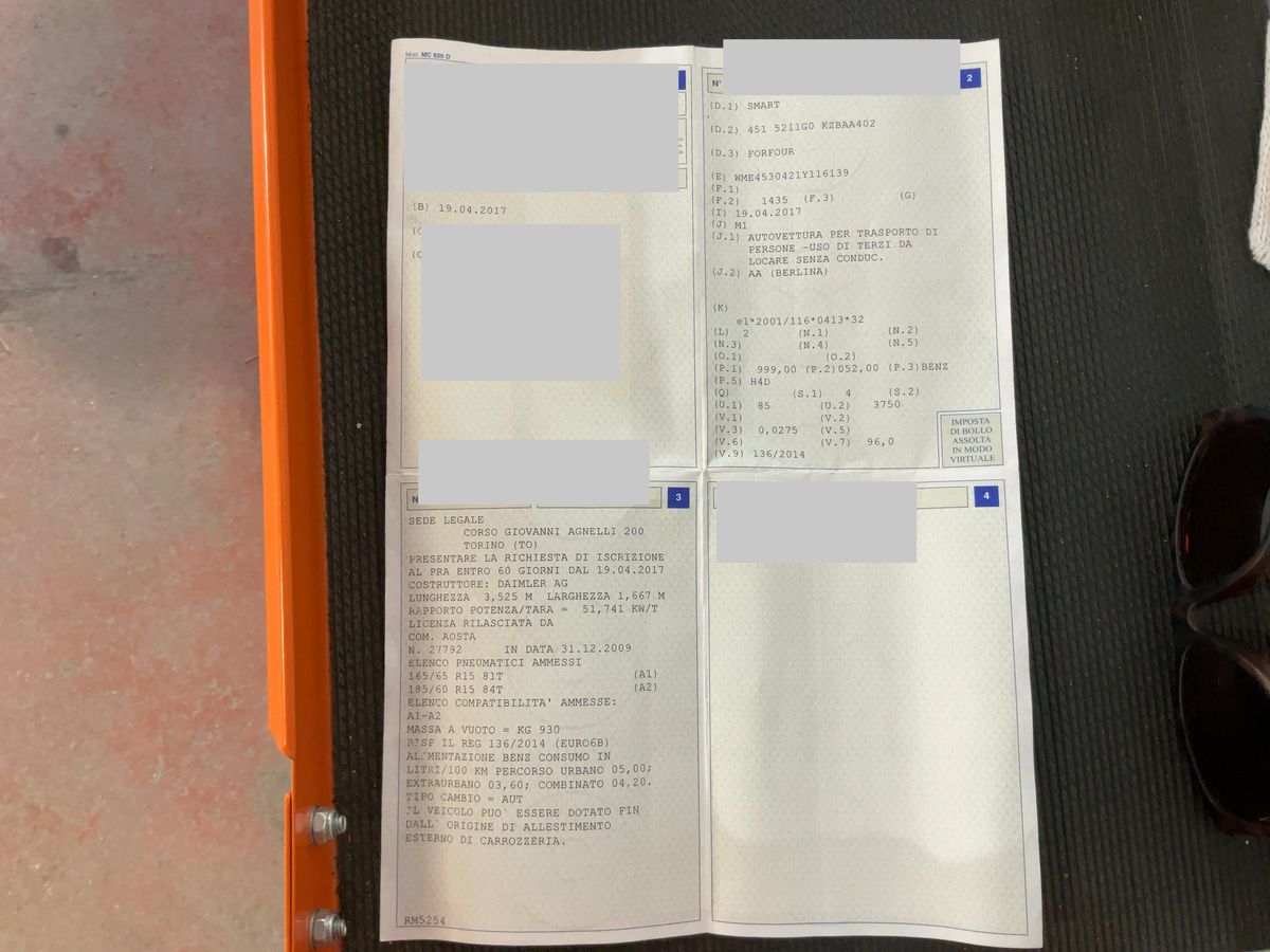 Smart forfour d'occasion