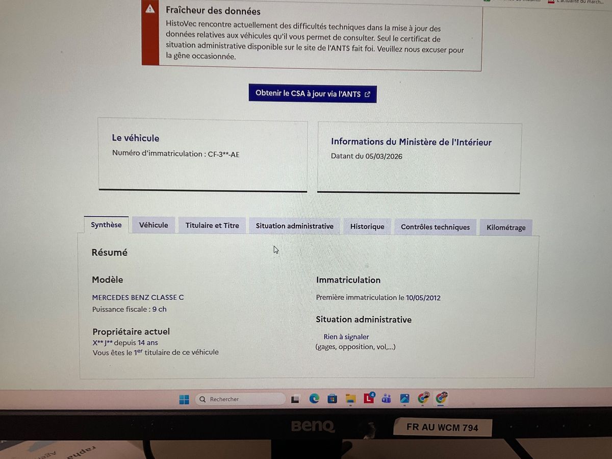 Mercedes-Benz C-Klasse d'occasion