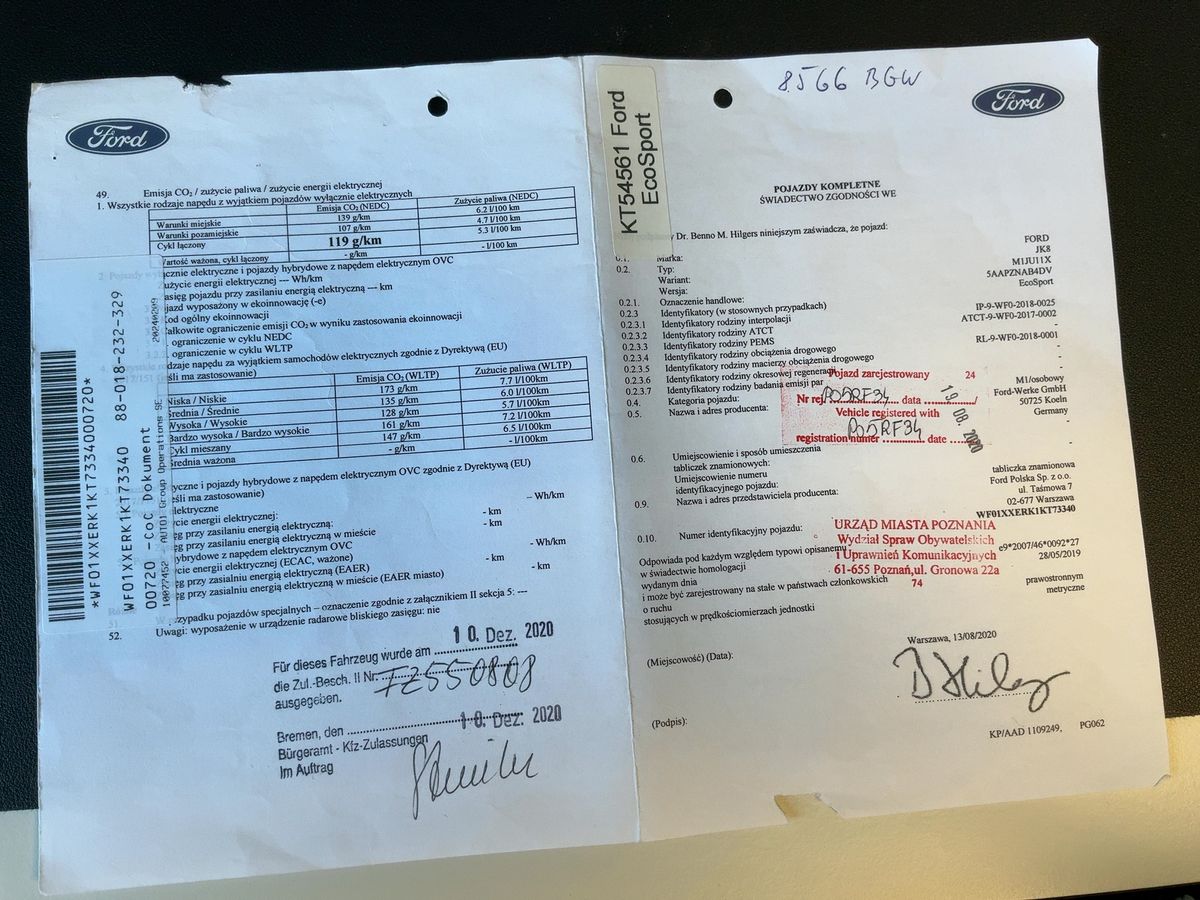 Ford EcoSport d'occasion