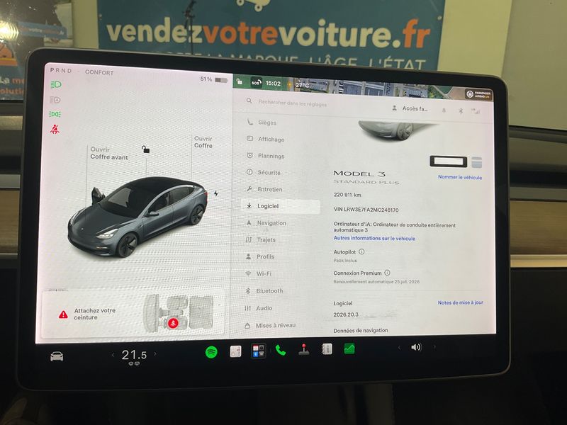 Tesla Model 3 Standard Range Plus — zdjęcie 13