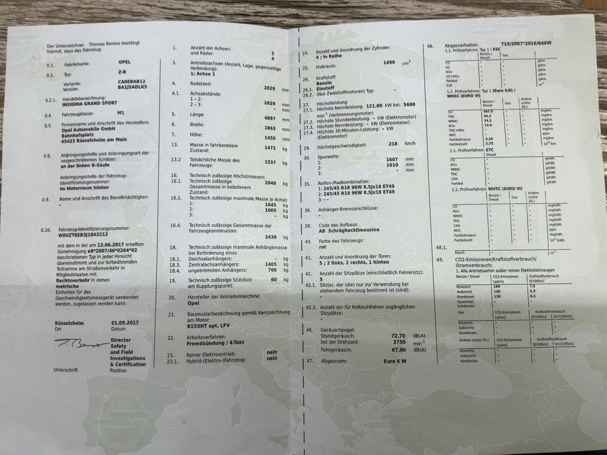 Opel Insignia d'occasion