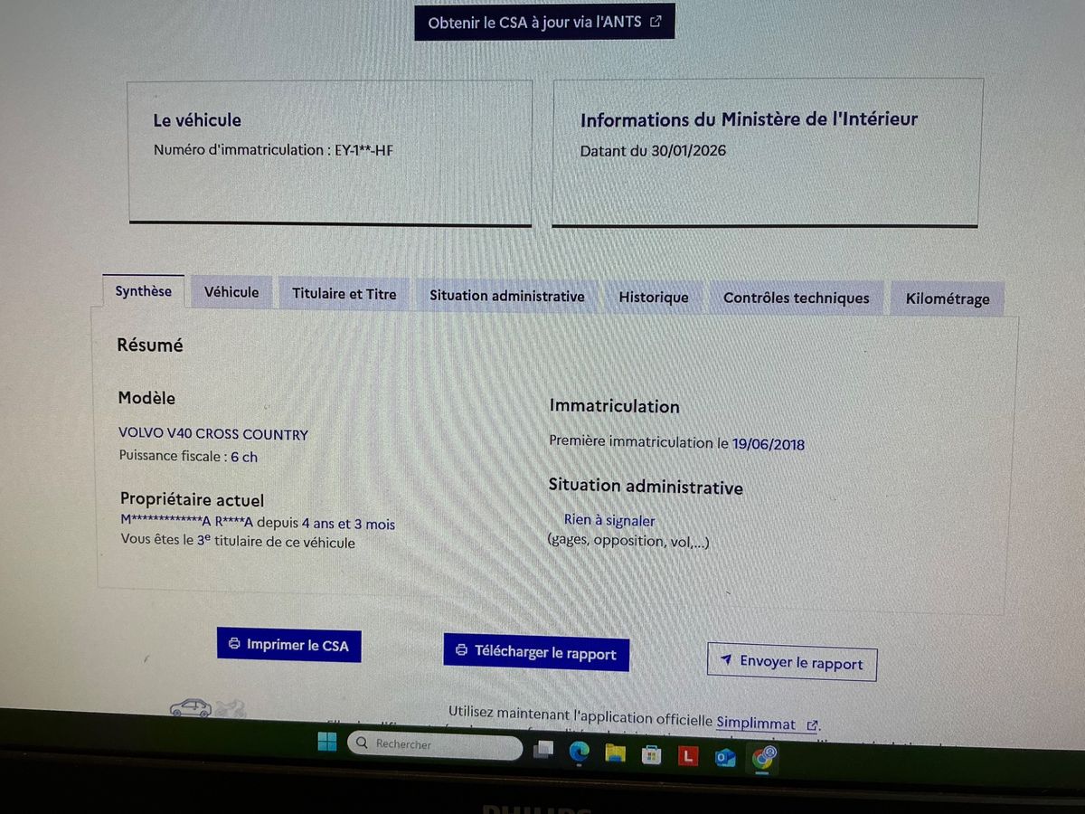 Volvo V40 d'occasion