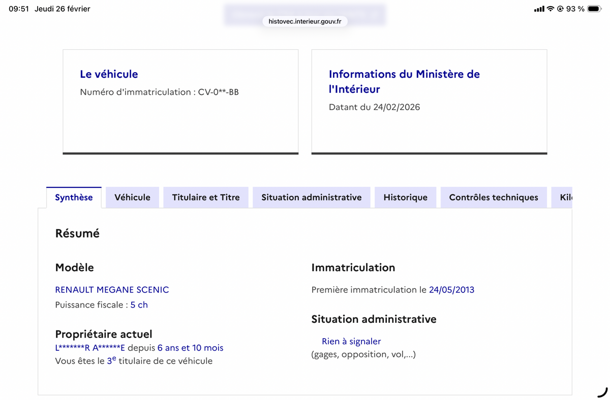 Renault Scenic d'occasion