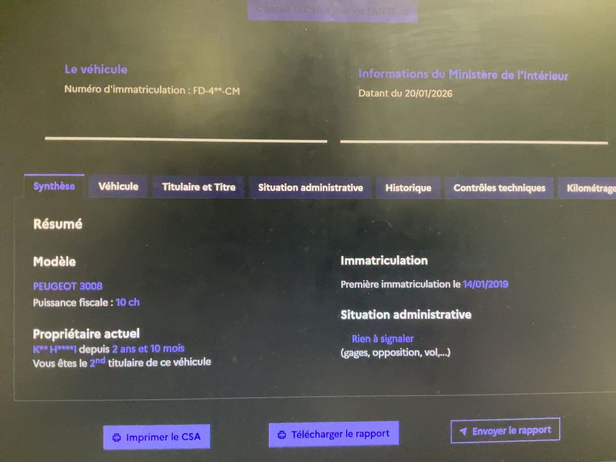 Peugeot 3008 d'occasion