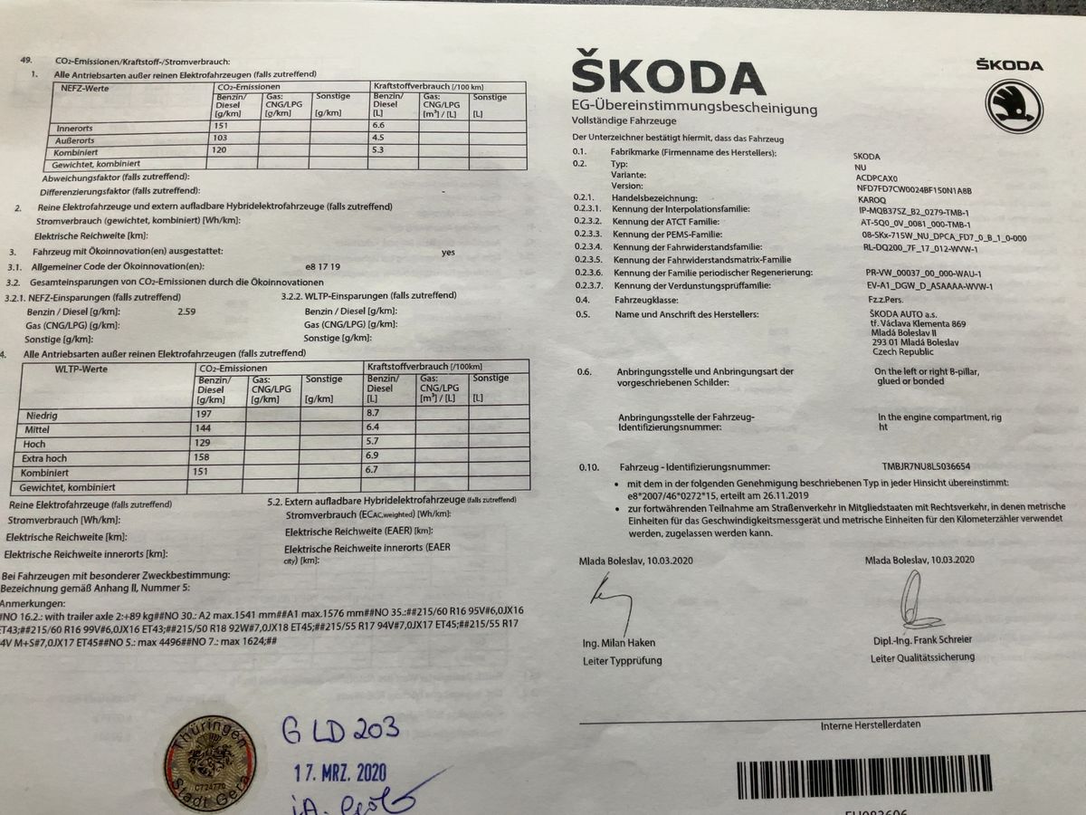 Skoda Karoq d'occasion