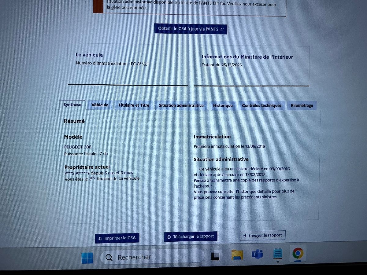 Peugeot 308 d'occasion
