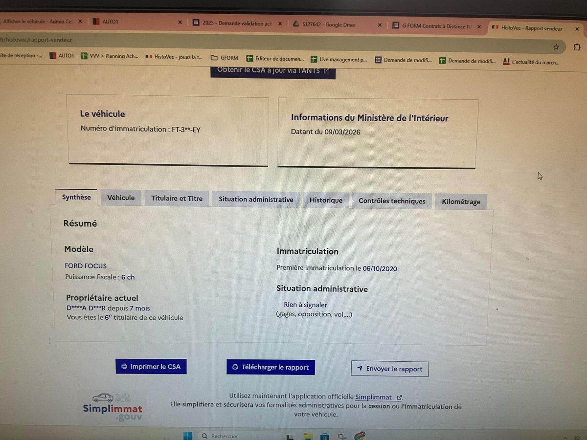 Ford Focus d'occasion