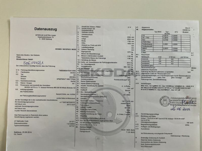 Skoda Rapid Spaceback 1.2 TSI Ambition — zdjęcie 16