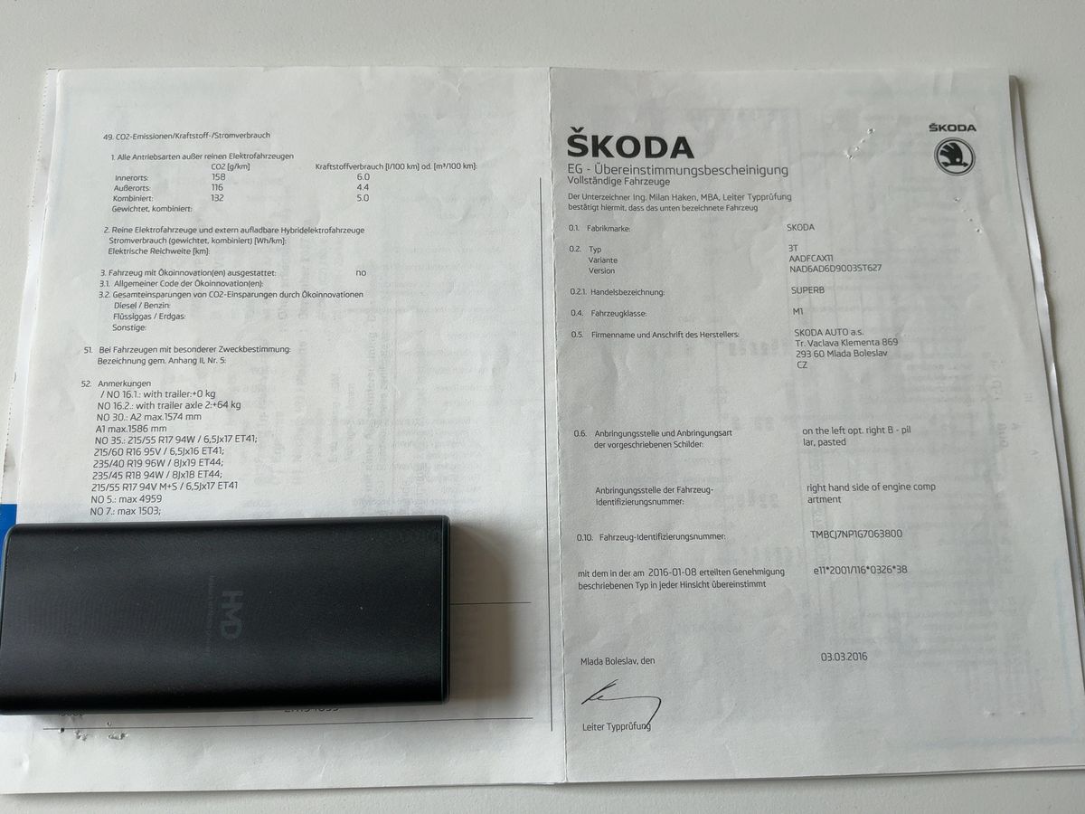 Skoda Superb d'occasion