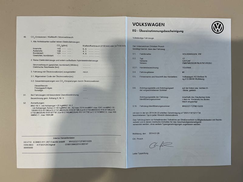 Volkswagen Touran 1.6 TDI Comfortline BlueMotion Tech — zdjęcie 16