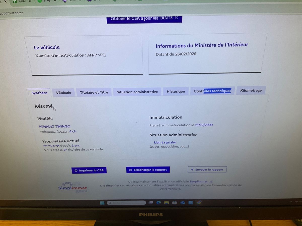 Renault Twingo d'occasion