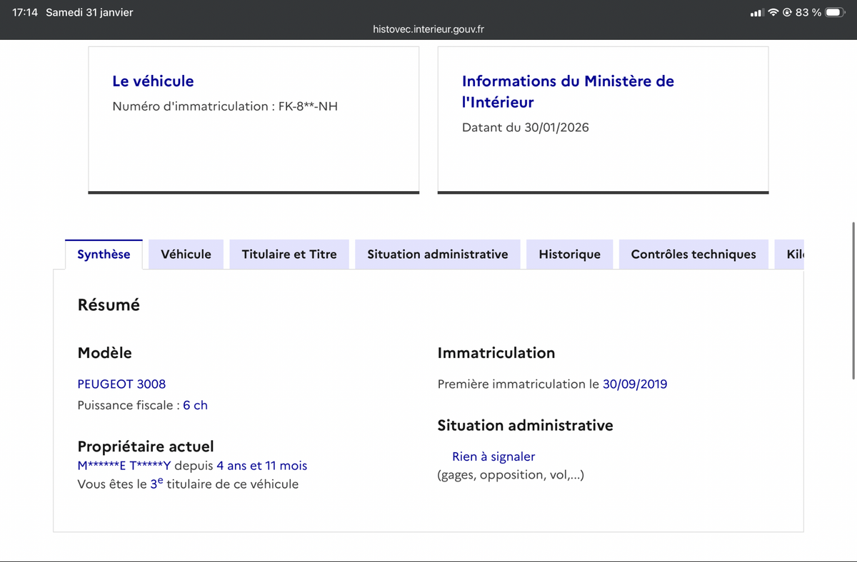 Peugeot 3008 d'occasion