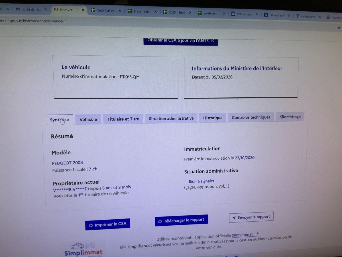 Peugeot 2008 d'occasion