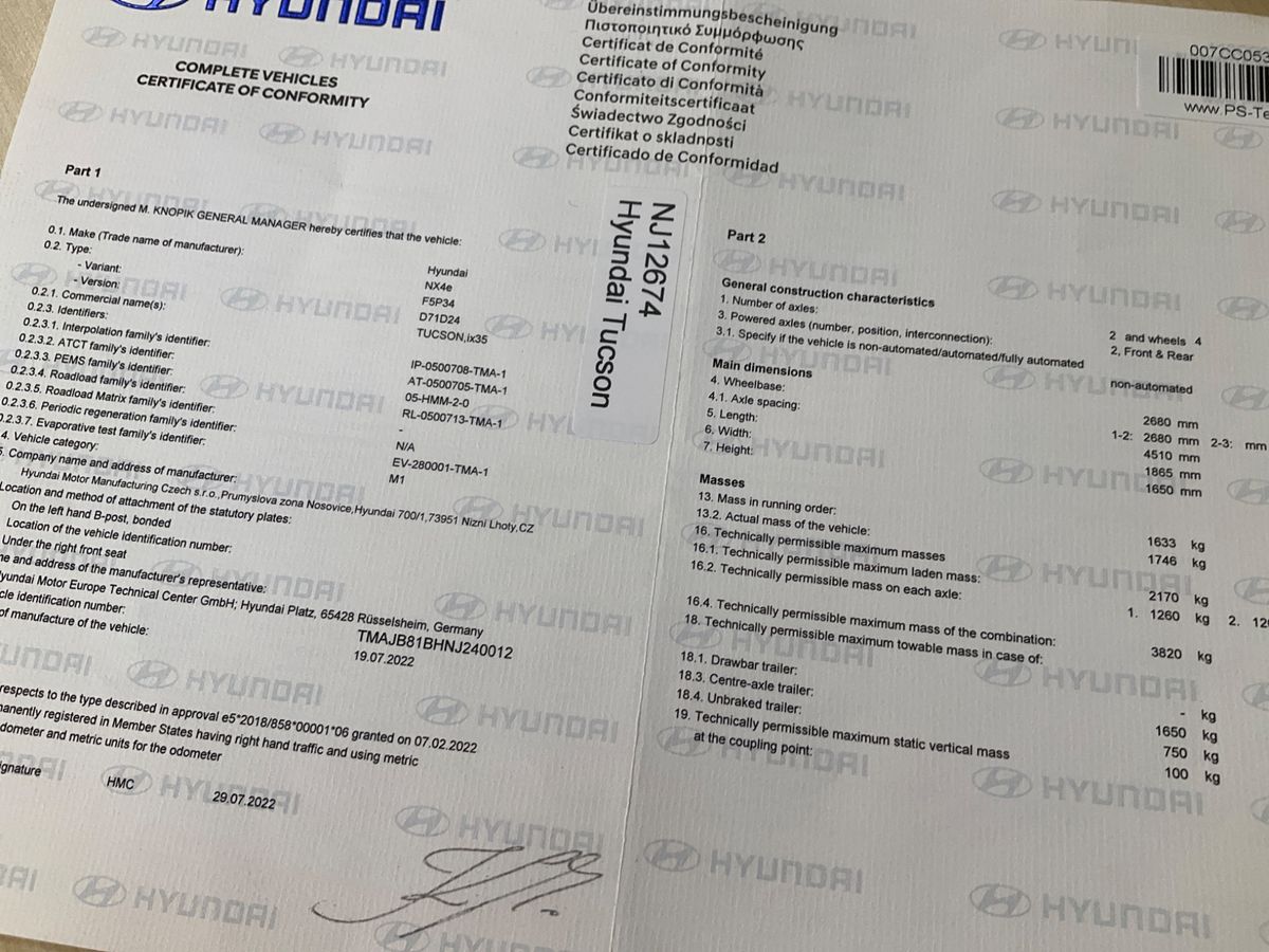 Hyundai Tucson 1.6 T-GDI Mild-Hybrid N Line 4WD