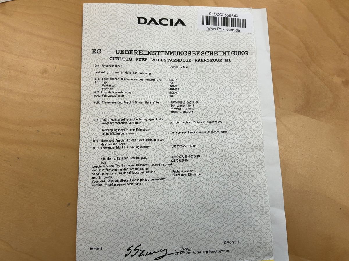 Dacia Dokker d'occasion