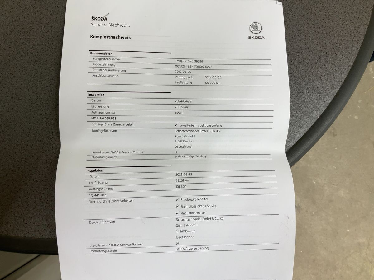Skoda Octavia 2019 — photo 23