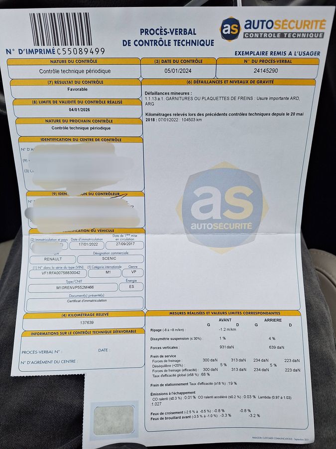 Renault Scenic d'occasion