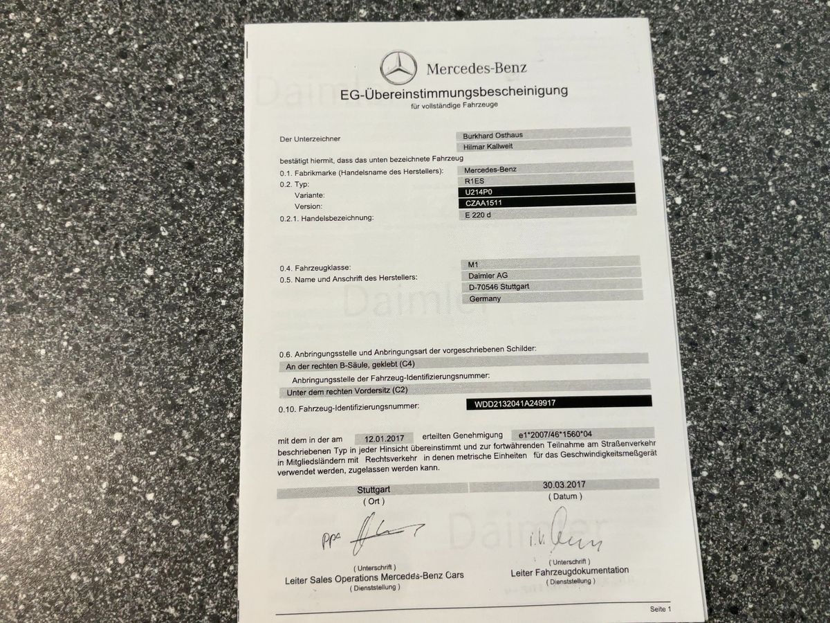 Mercedes-Benz E-Klasse d'occasion