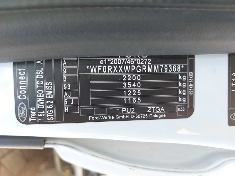 Ford Transit Connect 1.5 TDCi EcoBlue Kasten Trend — zdjęcie 15